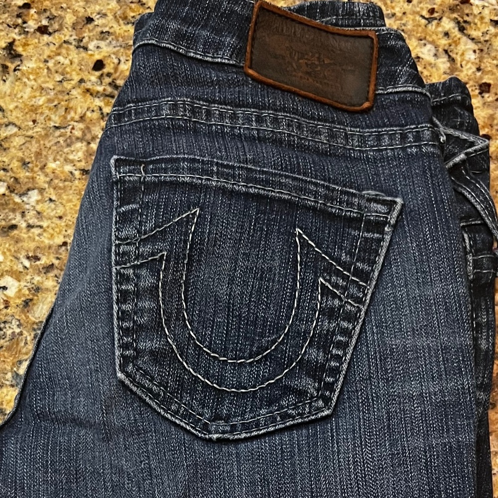 True Religion Low Rise Skinny Jeans - Size 25